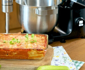 Wege lasagne z cukinią i ajvarem